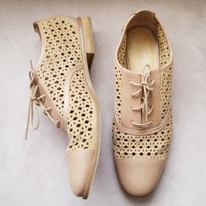 Michael Kors Sunny Laser-Cut Leather Oxford